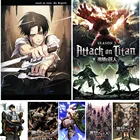 Картина на холсте атака на постер с титановыми принтами