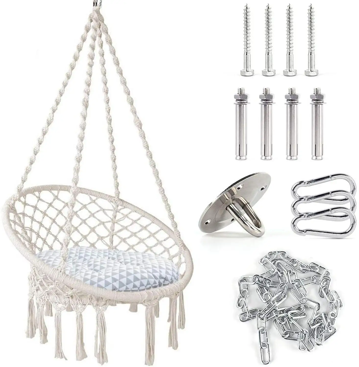 Кресло качели для гамака подвесное кресло макраме обивки комнаты в стиле бохо