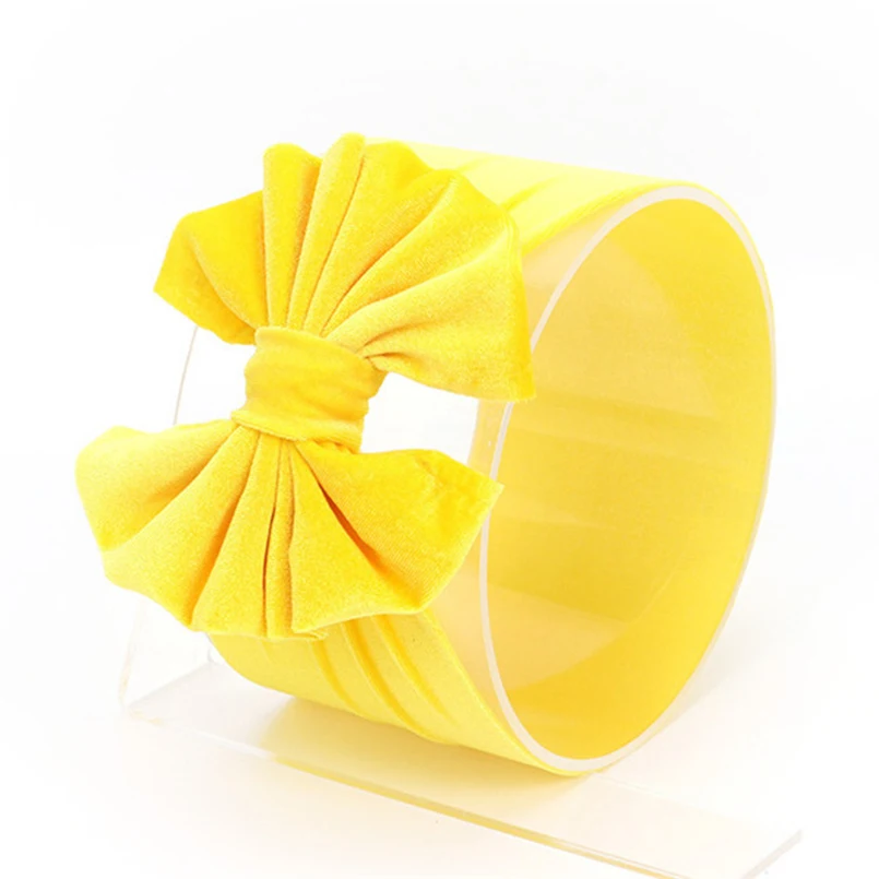 Повязка на голову с цветами для девочек повязка большим бантом тюрбан повязки