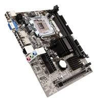 g41 dual channel computer motherboard integrated ddr3x2 memory slots sata2 0 usb2 0 pci e 16x 100m network card 8gb
