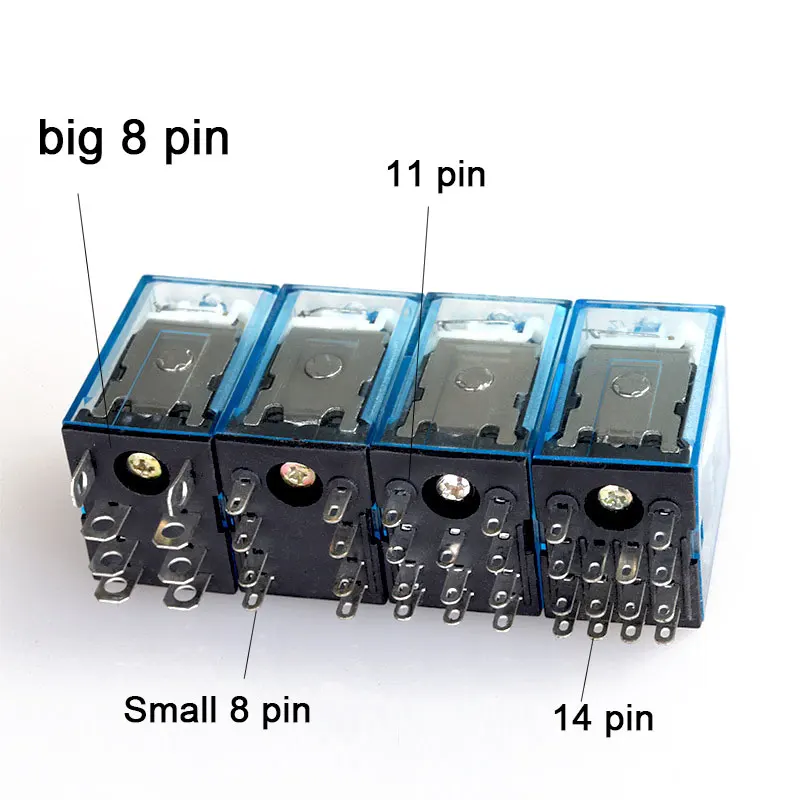 LY2NJ электрическое мини-электромагнитное реле 8 Pin DPDT переменный ток 220 В 12 10 А