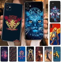 marvel caption marvel phone cases for iphone 11 pro max case 12 pro max 8 plus 7 plus 6s iphone xr x xs mini mobile cell women
