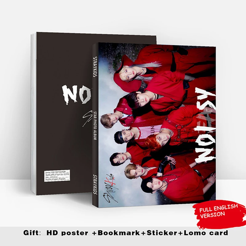 80P Kpop STRAY KIDS новый альбом NO EASY фотоальбом книга HD Печатная Открытка ломо-карты для