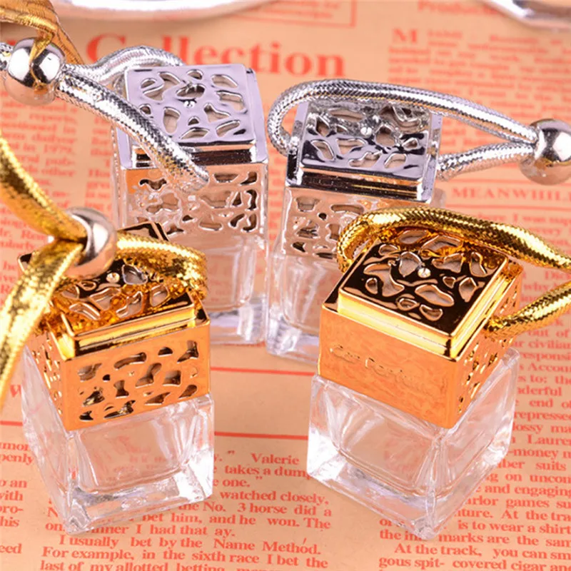 

Empty Glass Bottle For Diffuser Rearview Mirror Ornament Car Hanging Perfume