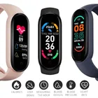 Xiaomi оригинальный бренд M6 смарт-браслет для мужчин и женщин M6 Смарт-часы пульсометр Монитор артериального давления Шагомер Bluetooth соединение для IOS Android
