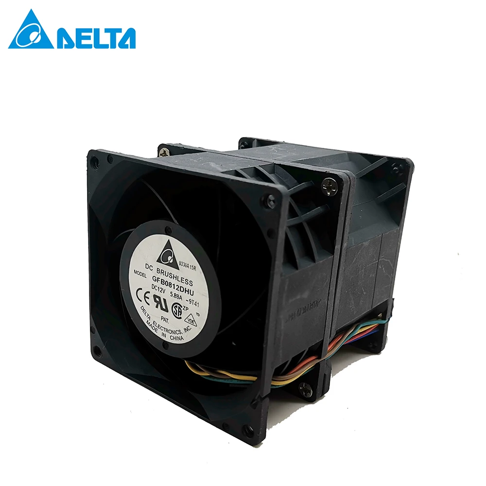 Для delta GFB0812DHU 80 мм (8 см) мощный двойной мотор промышленные Охлаждающие