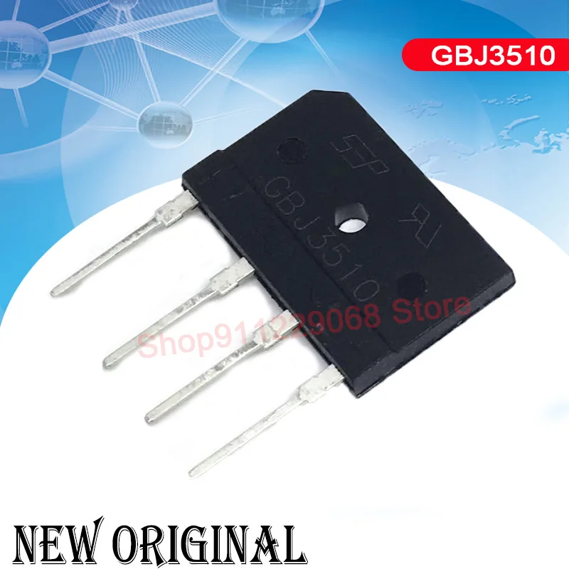 

(5piece) GBJ3510 1000V 35A BRIDGE RECTIFIER
