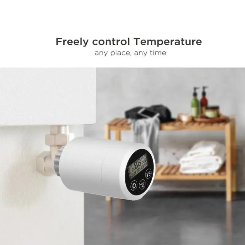 Tuya ZIGBEE New Radiator Actuator Valve Smart Programmable Thermostat Temperature Heaterzigbee Voice Contro | Обустройство дома