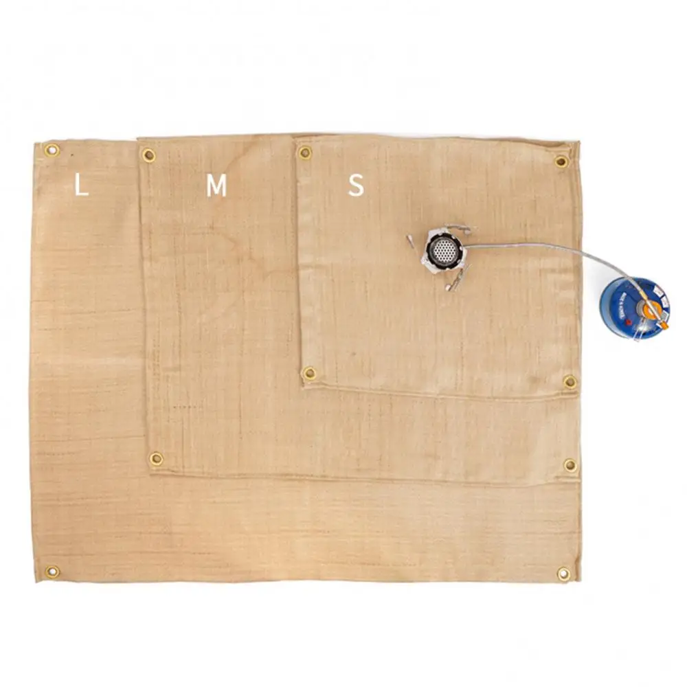 

Heavy Duty Glass Fiber Fire Retardant Blanket Fireproof Thermal Resistant Mat camping Camping Mat
