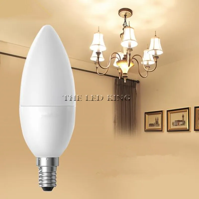 5W 7W Led лампы в форме свечи E14 E27 220V для сохранения энергии Точечный светильник