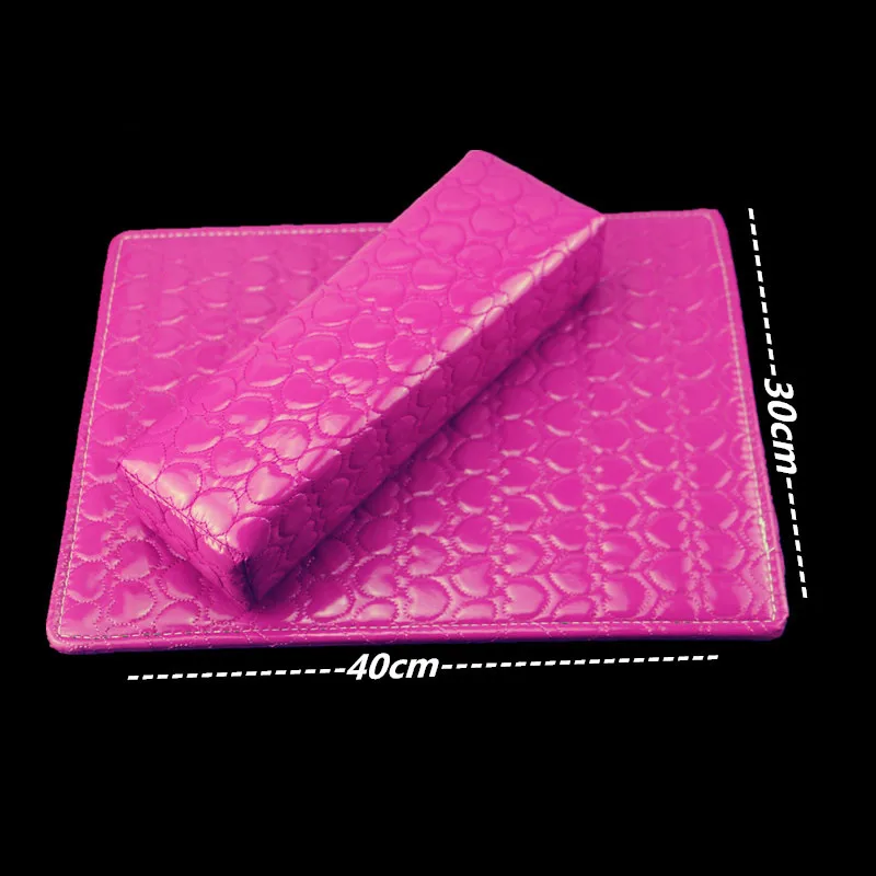 2 шт./компл. ногтей рук Подушка для отдыха из искусственной кожи подлокотник