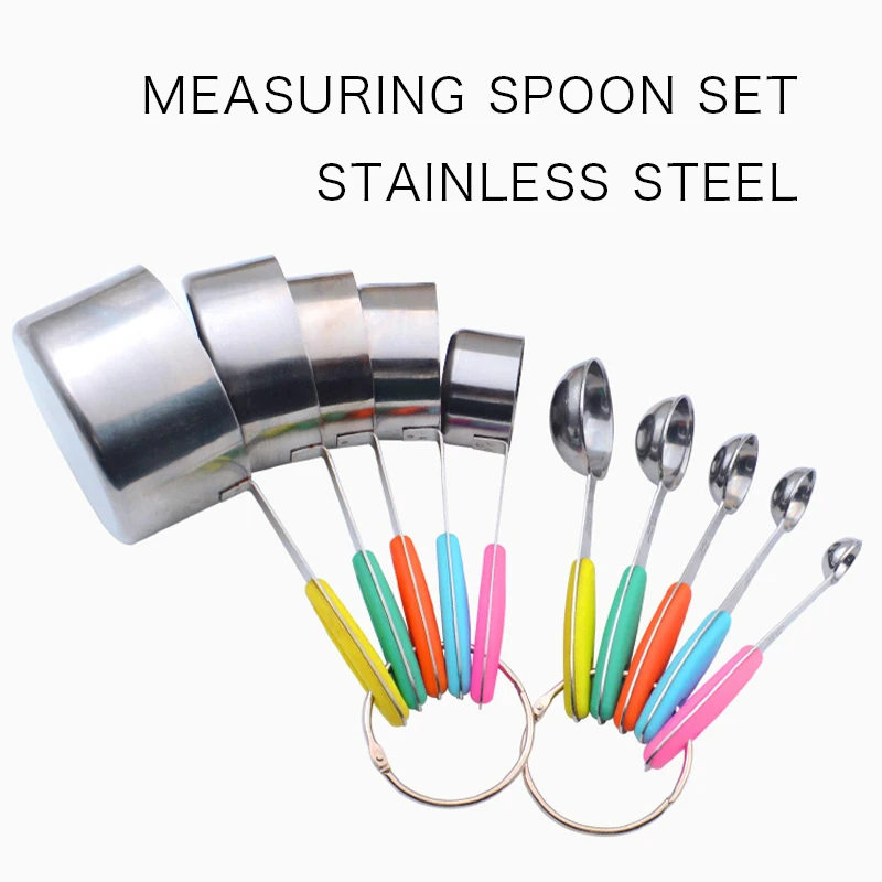 Мерная чашка из нержавеющей стали ложка для кухни инструмент измерения выпечки