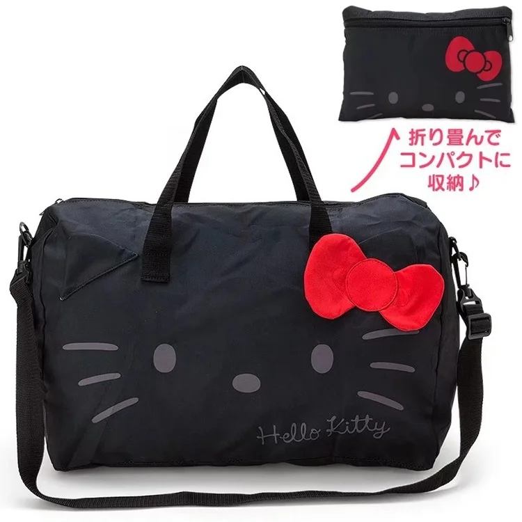 Sanrioed Kittyed Cinnamorolled Handbag Cute Folding Duffel Waterproof Messenger Bag Trolley Travel Large Capacity Storage | Дом и сад