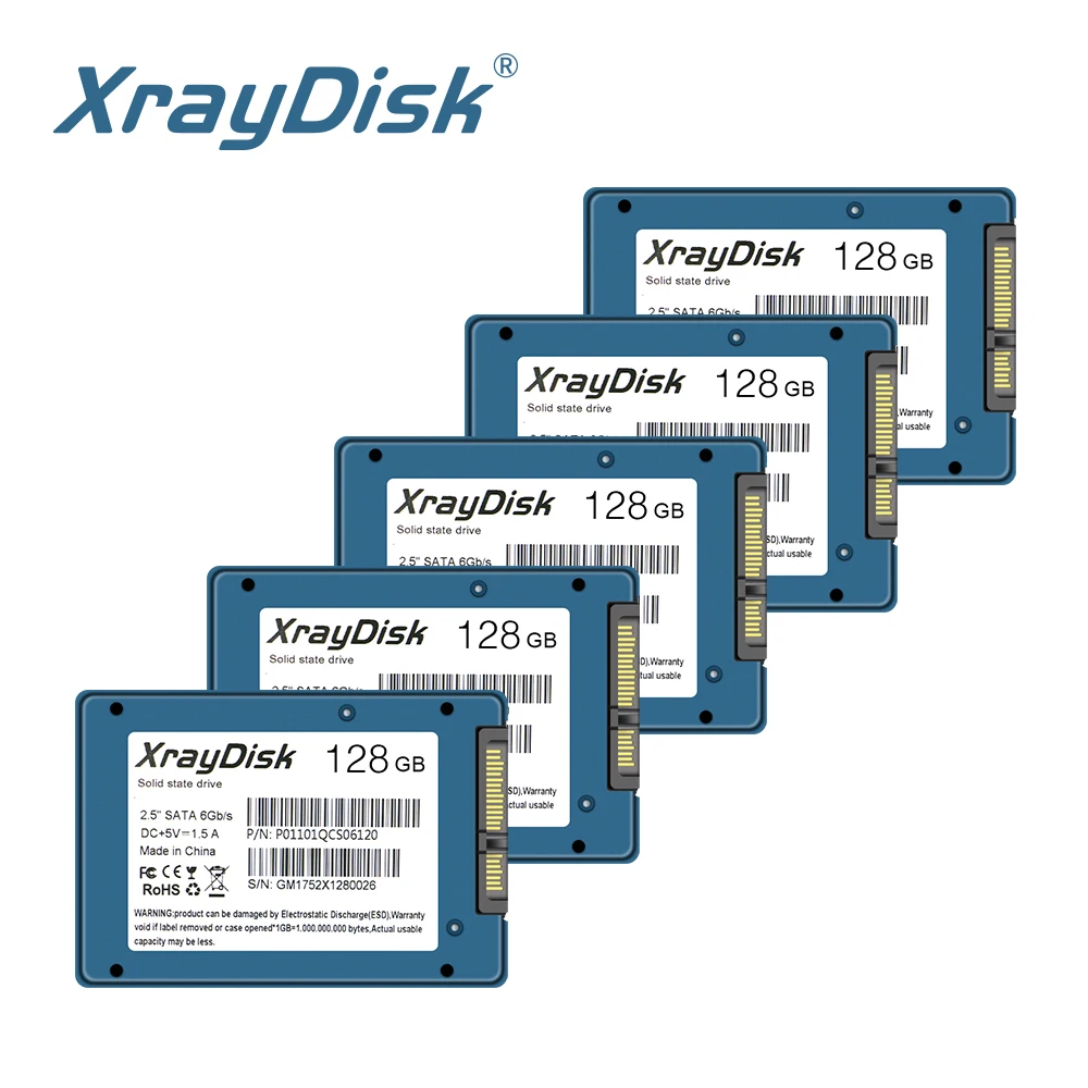 Xraydisk оптовая продажа Sata3 Ssd металлический чехол 128 ГБ 120 ГБ Hdd 2,5 жесткий диск 2,5 дюйма Внутренний твердотельный накопитель