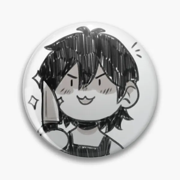 

OMORI stabby Soft Enamel Pin Gift Cute Lapel Pin Clothes Fashion Badge Women Jewelry Brooch