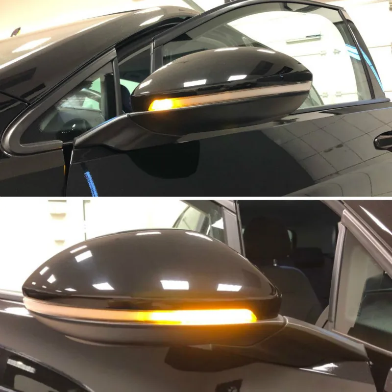 

For VW Golf 7 VII MK7.5 JETTA MK7 Touran Dynamic Turn Signal LED Side Wing Rearview Mirror Indicator Blinker Sequential Light