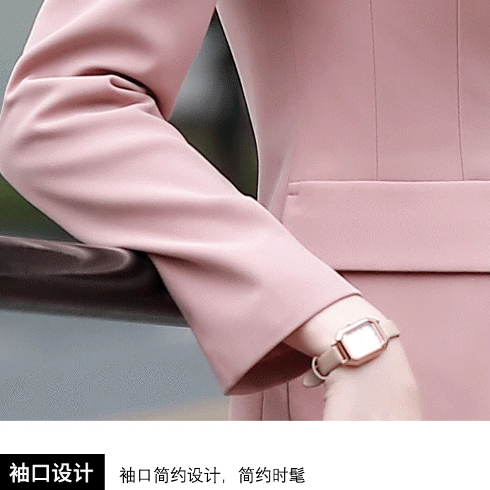 

Work clothes suit suit female 2021 new British style fashionable western style casual high-end professional suit two-piece suit