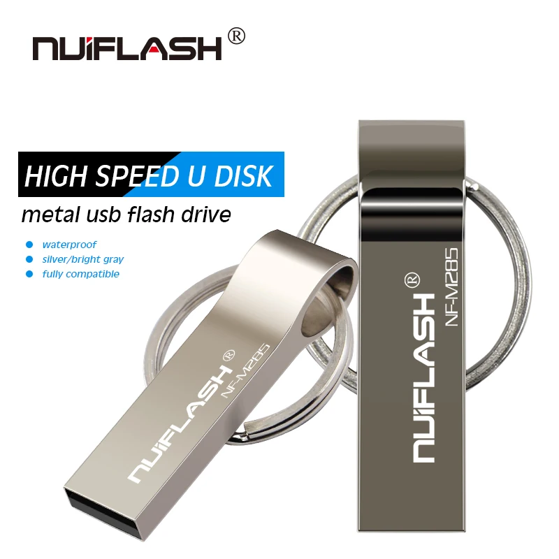 Многофункциональный usb-флеш-накопитель 64 ГБ 32 16 8 4 водонепроницаемый серебристый