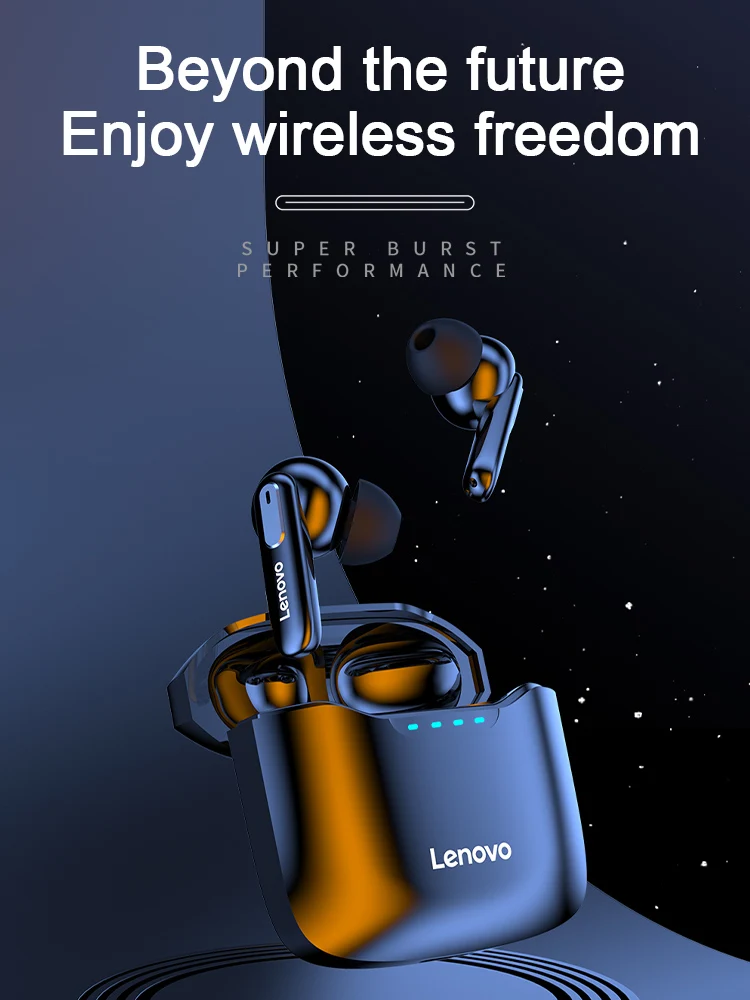 Беспроводные наушники Lenovo XT81 Hi-Fi стерео TWS сенсорные спортивные Bluetooth-совместимая