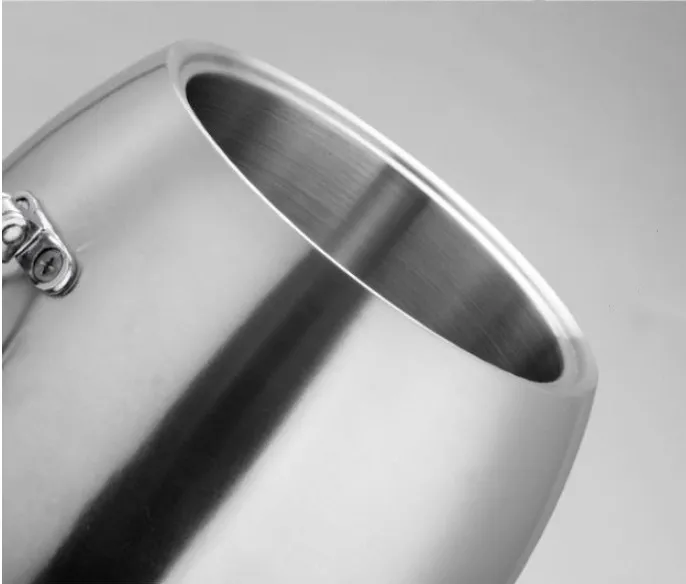 304 1L 2L овальное ледяное ведро винные шкафы Нержавеющая сталь с двойными стенками