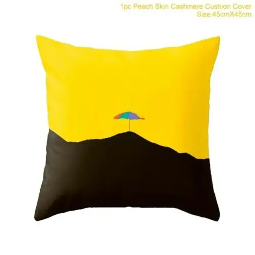 

Geometric Polyester Woven Stripe Pillow Case Waist Throw Home Decorative Pillow Case Latest