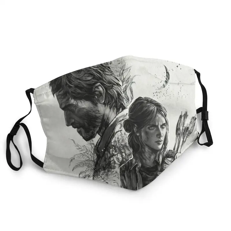 

The Last Of Us Part 2 Ellie Joel Washable Mouth Face Mask Adult Unisex Video Game Mask Anti Dust Protection Respirator Muffle