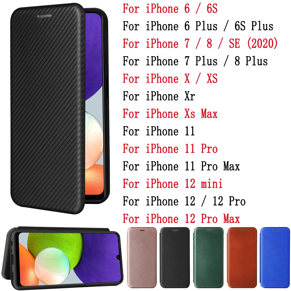 

Sunjolly для iPhone 6 6S 7 8 Plus X Xr Xs Max 11 12 Pro Max 12 mini SE 2020, чехол, кожаный флип-кошелек с подставкой для карт