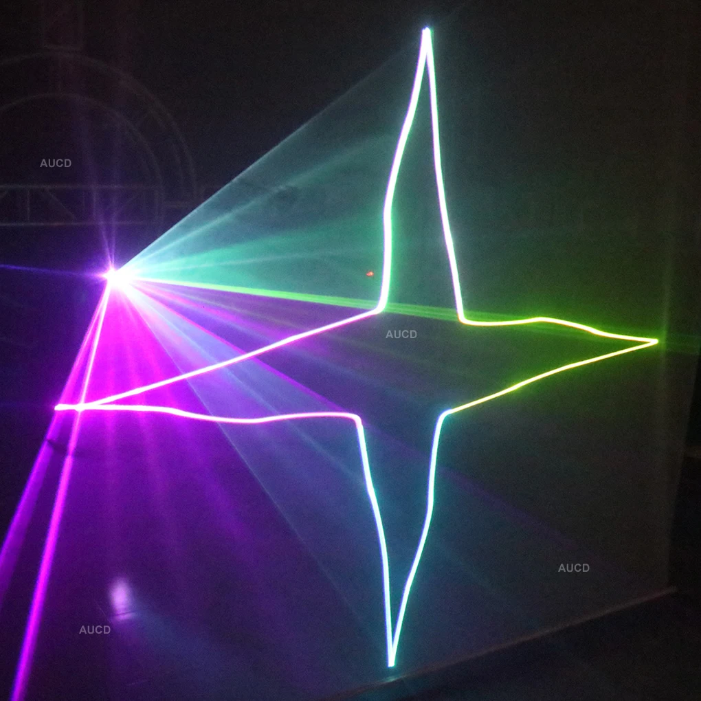AUCD 30 кппс 500 мВт 1 Вт DMX красочный RGB анимационный лазерный прожектор огни DJ Дискотека вечерние лучи движущиеся сканирующие шоу сценическое освещение F6A