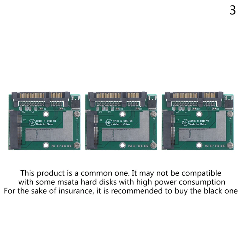 Полувысота MSATA Mini Pcie SSD до 2 5 ''SATA3 6.0gps адаптер преобразователь карты - купить по