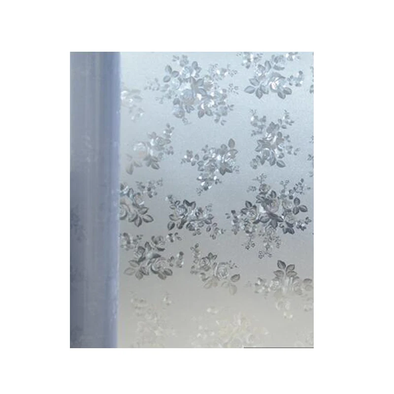 

Frosted Static Cling 3D 45/60/75/cm x 300cm 3D UV Resistant Glass Film Without Glue Stickers Electrostatic Frosted Glass Sticker
