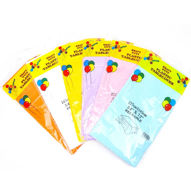 Экологичная одноразовая пластиковая скатерть для вечеринки свадьбы столовая