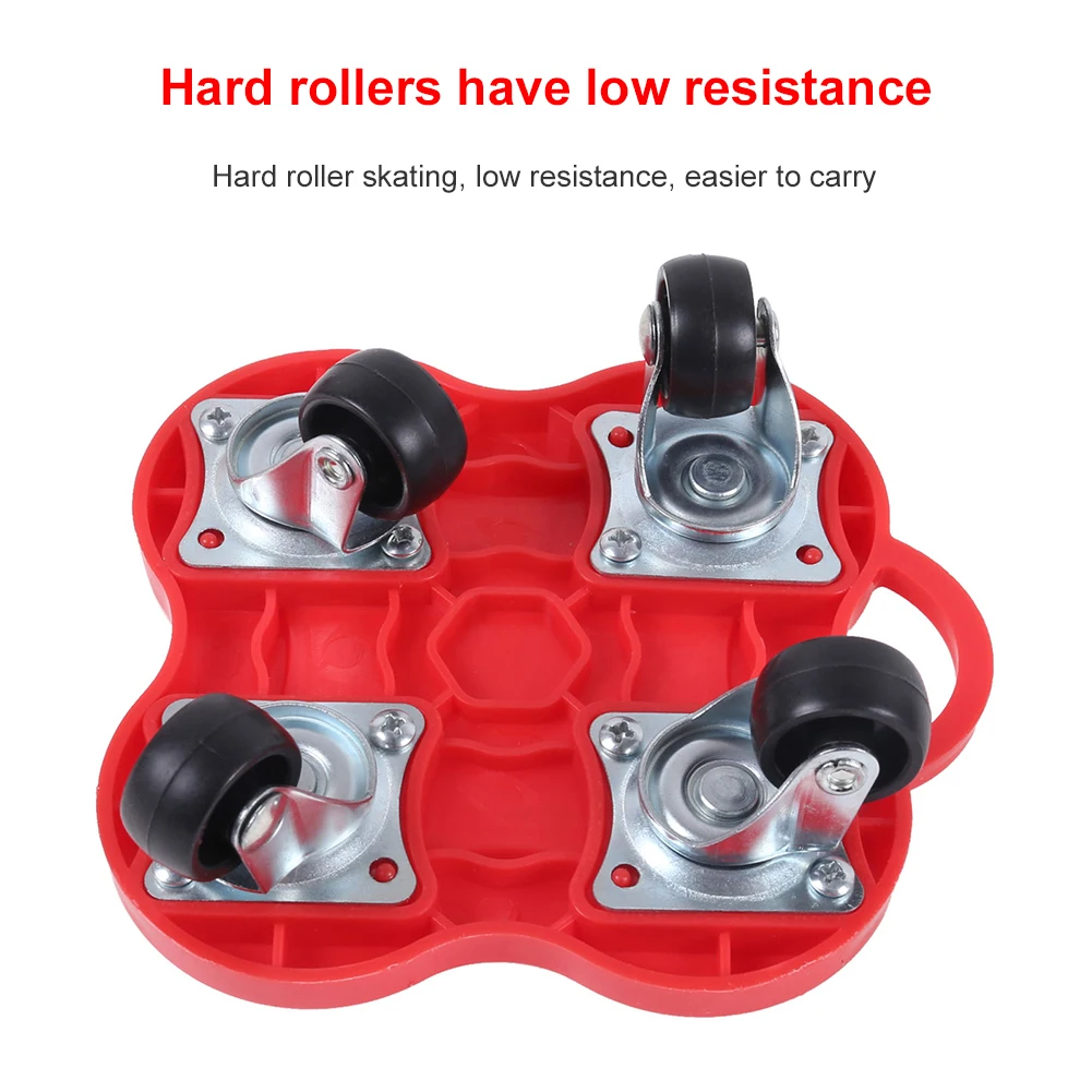 

5Pcs Furniture Mover Sliders Moving Wheel Lifter Move Roller Tools 360 Degree Rotatable Pads 880lbs Ergonomic Design
