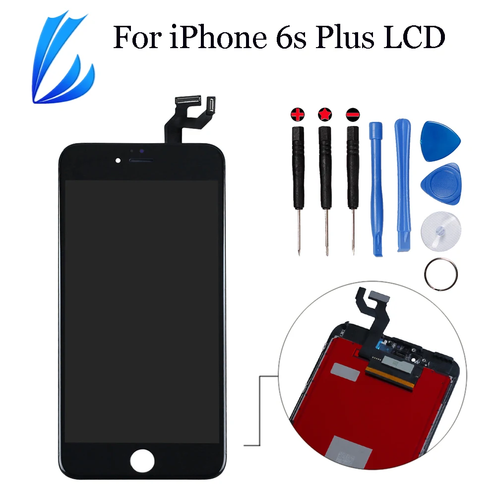 Качественная Замена ЖК дисплея AAA для iPhone 6s Plus сенсорный экран полная сборка
