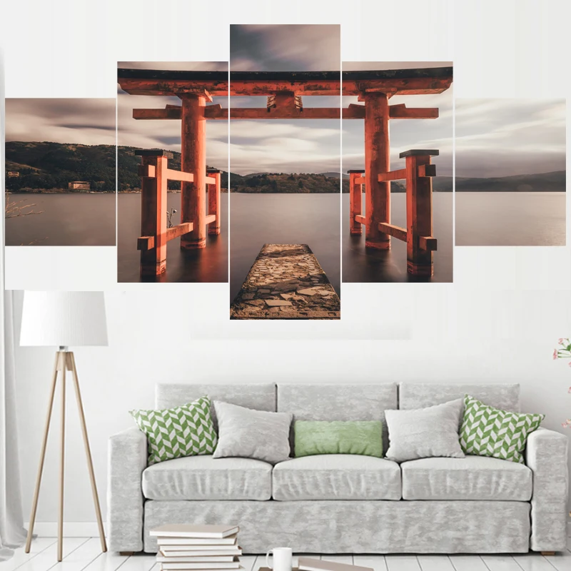 5 шт. настенные картины в японском стиле|Рисование и каллиграфия| |