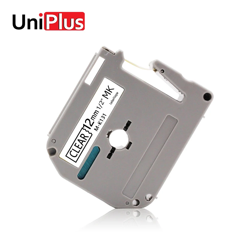 UniPlus 12 мм ленты для этикеток Brother P touch MK 131 M K131 черные печати PT 80 100|Ленты принтеров| |