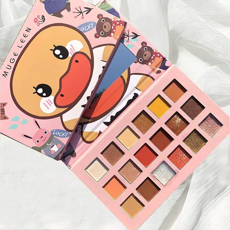 

Makeup Eyeshadow Pallete makeup brushes18 Colors Shimmer Pigmented Eye Shadow Palette Make up Palette maquillage