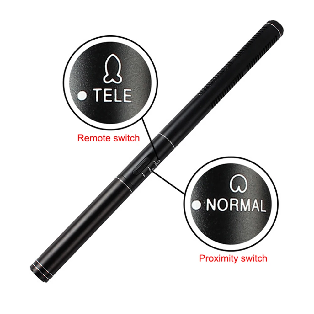 Профессиональный репортерный микрофон для интервью супернаправленный