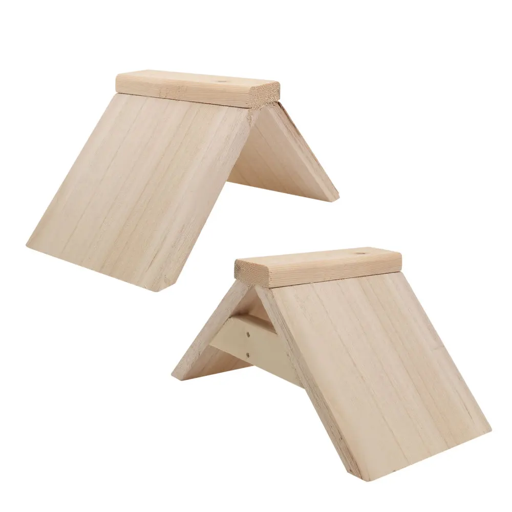 

2Pcs Wooden Pigeon Perch Durable Dove Rest Stand Pet Birds Standing Rack