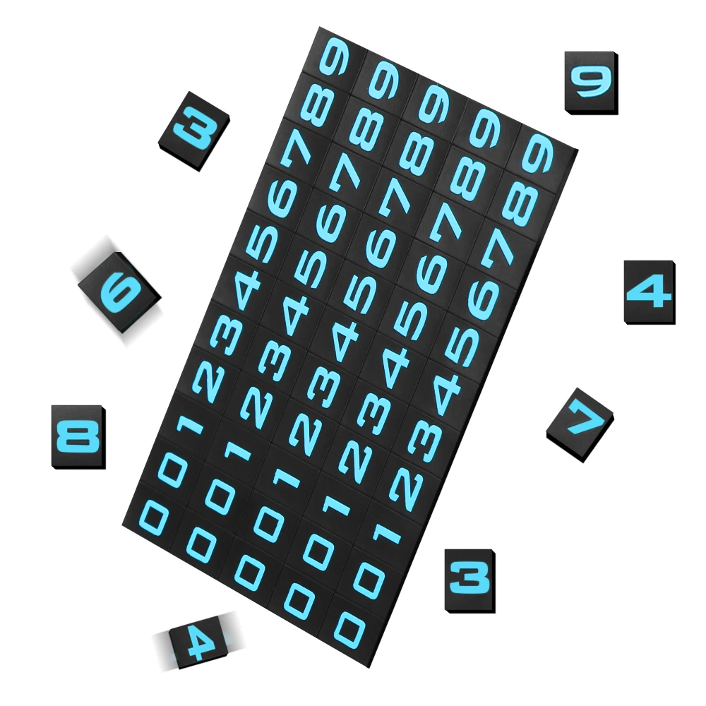 Автомобильная Временная парковочная карта вращающаяся номерная табличка