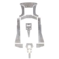 metal chassis armor protection protector skid plate for arrma 17 felony infraction limitless rc car upgrade parts