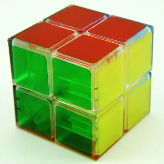 LanLan 2x2x2 магический куб игрушки для детей Нео Куб прозрачный волшебный