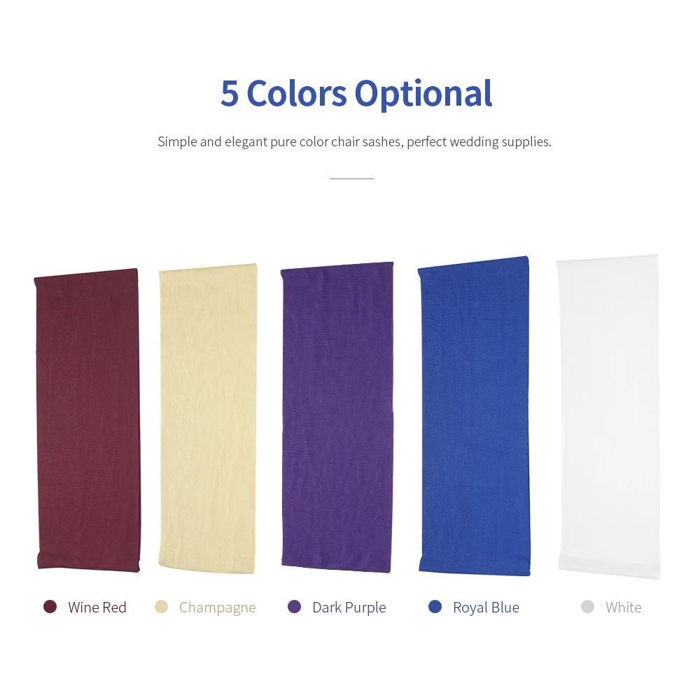 50 шт. растяжки для свадебных стульев эластичные спандекс чехлы на стулья ленты