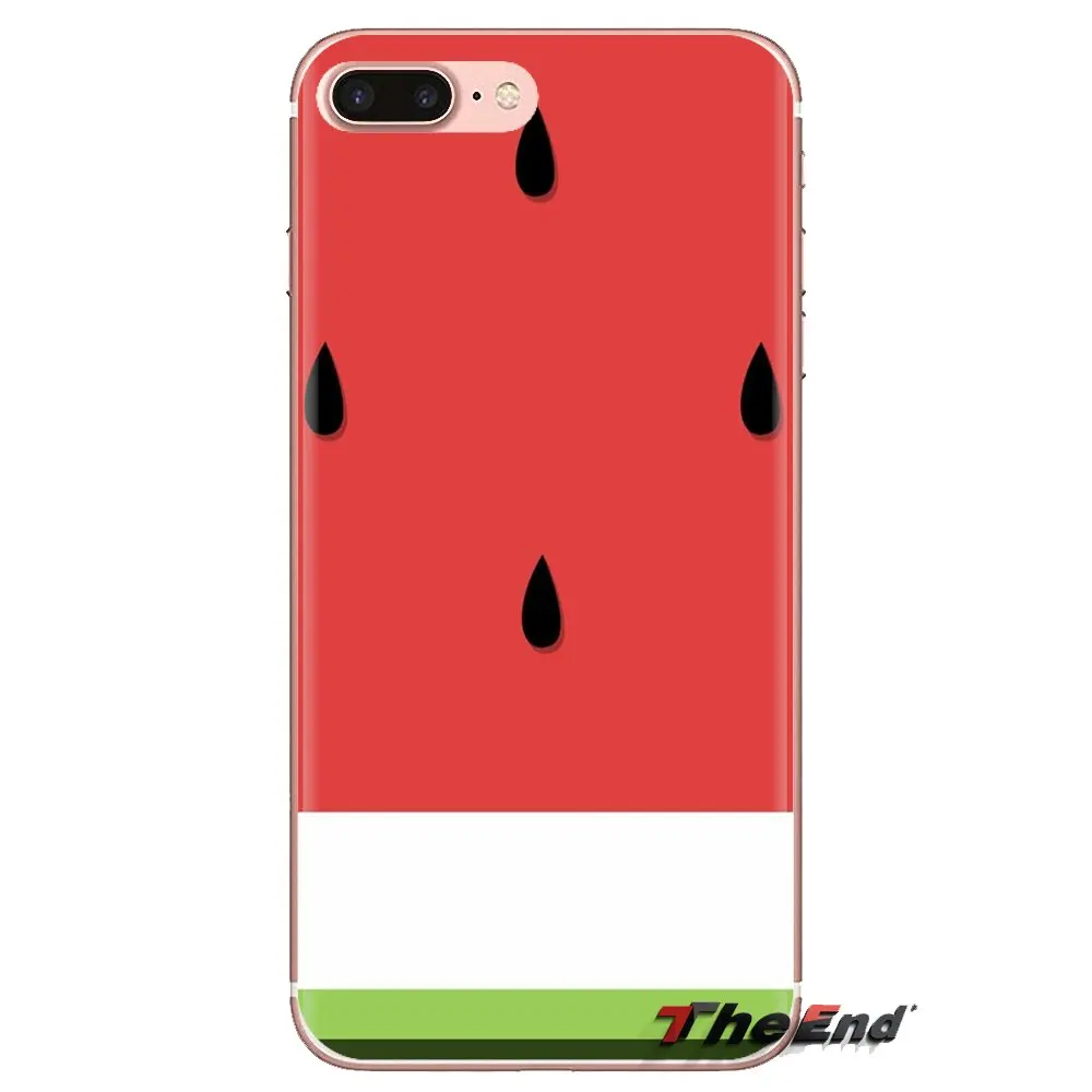 Soft Transparent Cases Covers For Samsung Galaxy A3 A5 A7 A9 A8 Star A6 Plus 2018 2015 2016 2017 Summer Love Watermelon |