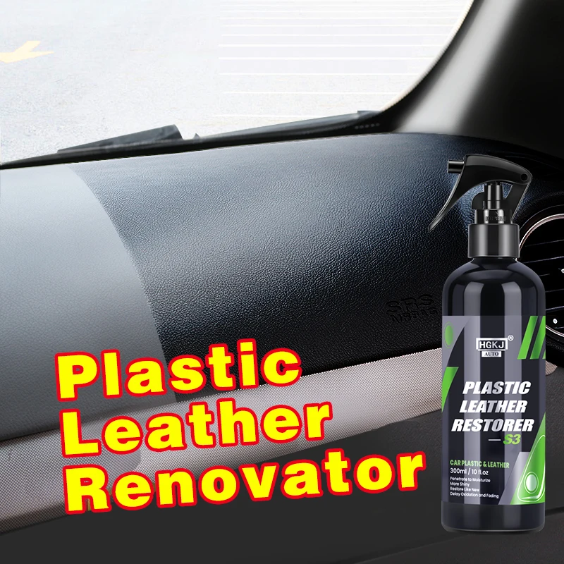 

300ml Car Plastic Restorer Polish for Interior Exterior Trim Long-lasting Cleaner Agent Hydrophobic Coating Car Chemicals HGKJ