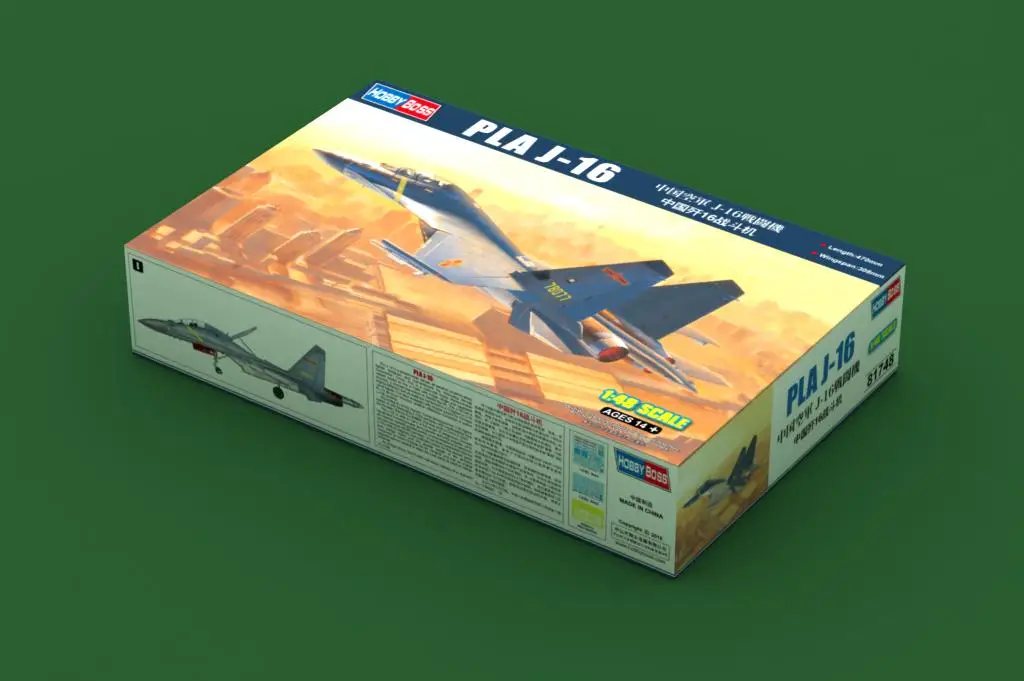 Модель военного самолета Hobbyboss 1/48 81748 PLA J 16 коллекционная игрушка пластиковая