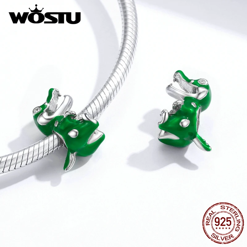 WOSTU 100% Стерлинговое Серебро 925 пробы Волшебная Шляпа амулеты циркониевые бусины