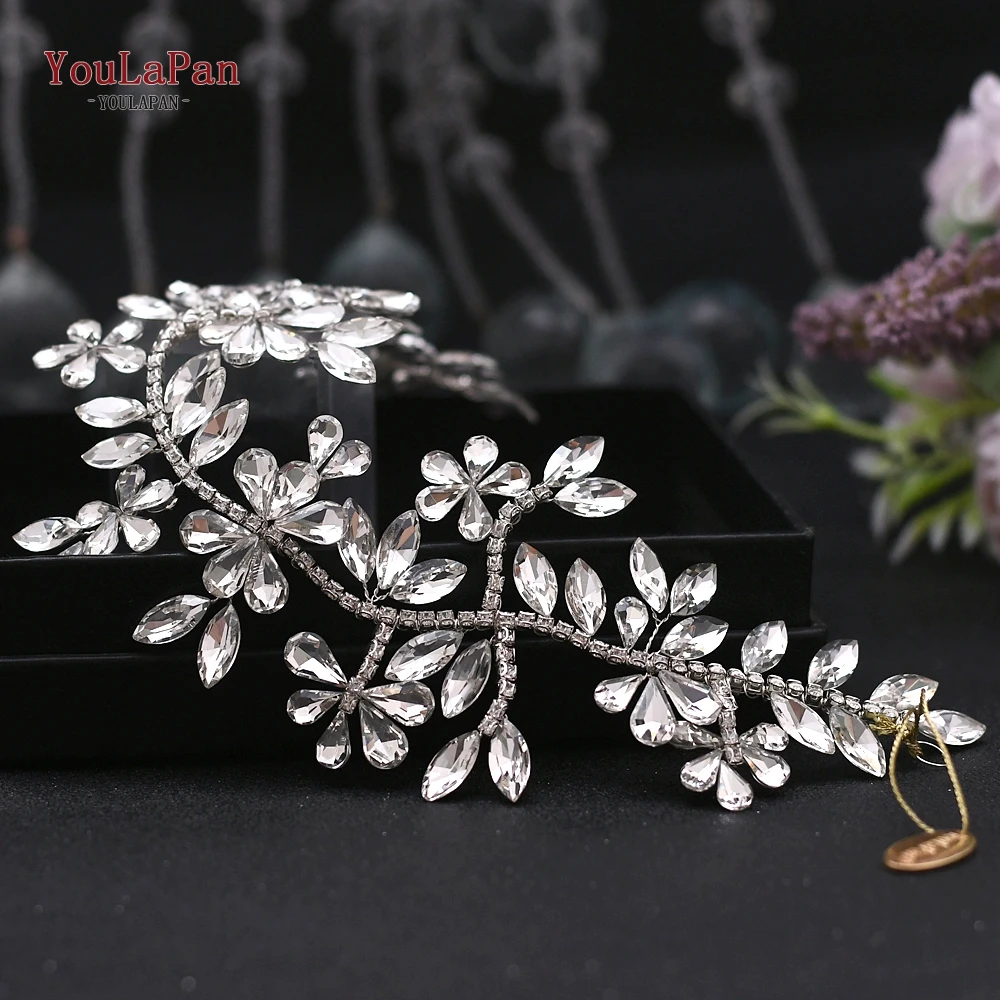 

TOPQUEEN HP239 Fashion Hair Accessories Wedding Hair Jewelry Wedding Headdress Wedding Crown Headband Rhinestone Headpieces