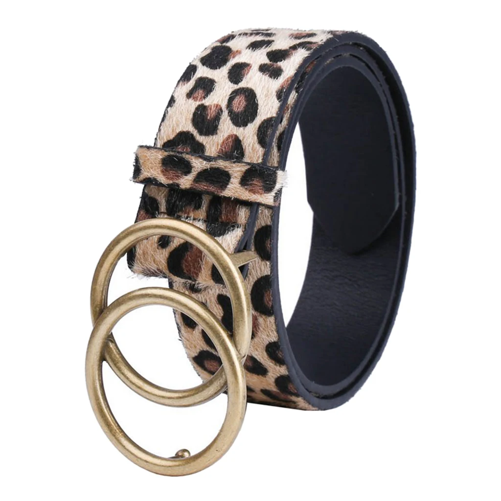 

Fashion Women Leopard Print Waist Belt Dress Belt Adjustable Waist Band