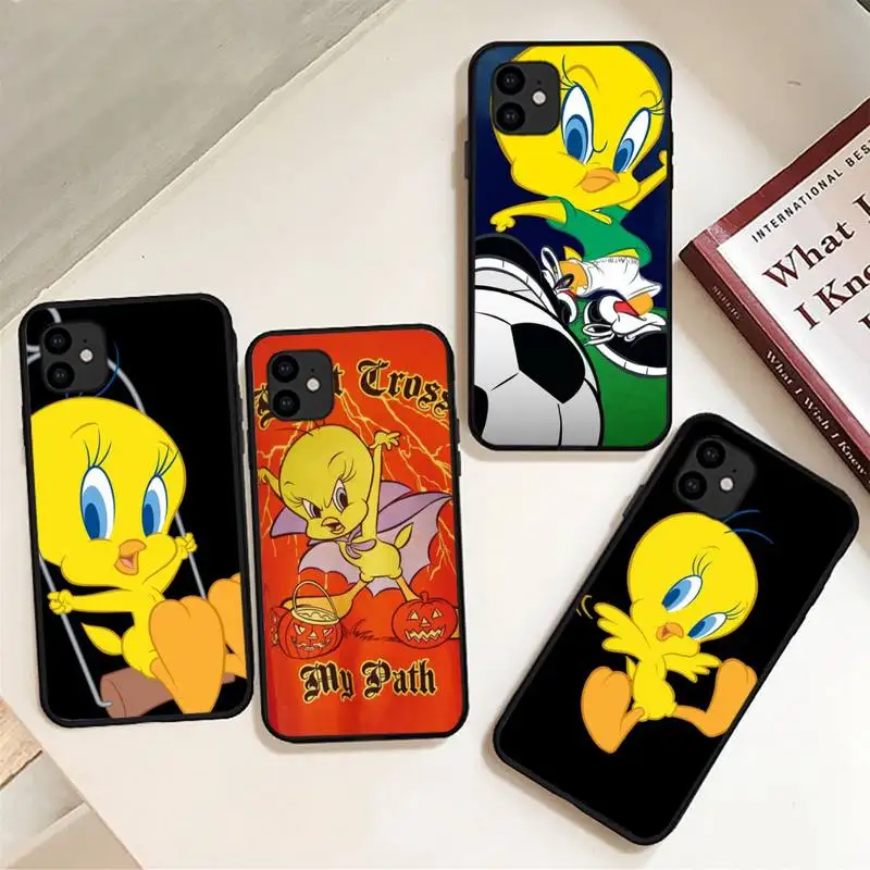 

Cartoon Tweety Bird Piolin Phone Case for iphone 12 Mini SE 2020 5 5S 6 6S Plus 7 8 Plus X XR XS 11 Pro Max Fundas Coque cover
