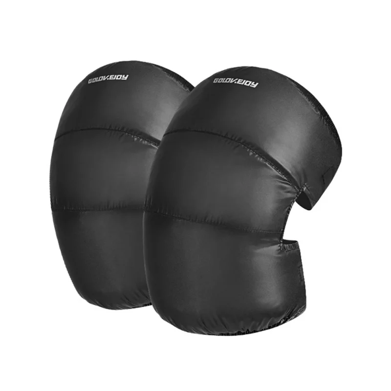 

New Arrivals Winter Outdoor Down Cotton Motorcycle Warm Kneepad Men Women Windproof Cycling Knee Thick Magic Sticker Design